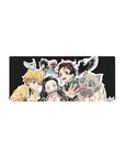 28x12 inch mouse pad featuring the iconic Demon Slayer team in a vibrant and adventurous design