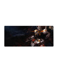 28x12 inches anime mouse pad featuring RX-78-2 Gundam battle print with V-fin, cannon, and crisp armor.