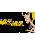 Minato Namikaze vector anime desk pad, bold typography on black, 40x20 inches.