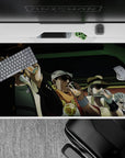 Unique 40x20 desk pad showcases Jotaro and the gang in a refreshing break moment for JoJo fans