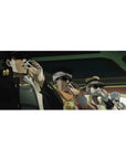 Jotaro break scene desk mat 36x16 with drink moment for immersive anime-inspired decor and setups