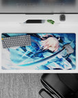 32x16 inches mouse pad with Okita Souji from Fate/Grand Order, capturing her precise, swift strikes and beauty in battle.