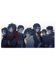 Naruto Shippuden Uchiha clan anime mouse pad 32x16 inches with Sasuke, Itachi, Madara, Obito.