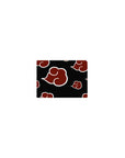 Akatsuki cloud pattern anime mouse pad, classic 14x10 inches, black background with red clouds.