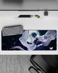 Compact 32x12 inch mouse pad highlighting Shinobu's precision and grace for Demon Slayer fans