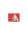 Classic anime mouse pad 14x10 inches with bold minimalist Natsu-style design and whipping white scarf.