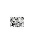 14x10 inches classic anime mouse pad with chaotic manga-style faces, twisting limbs, and heavy hatching.