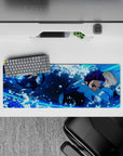 Compact 32x12 inch mouse pad highlighting Tanjiro's fluid motion for fans of Demon Slayer's powerful visuals