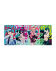 Chainsaw Man anime mouse pad 28x12 inches featuring Power, Himeno, Aki in vibrant colors; perfect for lively setups.