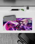 28x12 inches mouse pad with Saber Alter (Mysterious Heroine X Alter) from Fate/Grand Order, capturing her fierce action and dynamic energy.