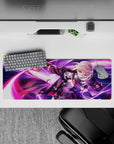 32x12 inches mouse pad with Saber Alter (Mysterious Heroine X Alter), showcasing her dynamic pose and fierce, action-packed energy.