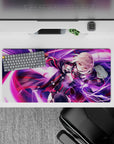 32x16 inches mouse pad with Saber Alter (Mysterious Heroine X Alter) from Fate/Grand Order, showcasing raw power and a fierce expression.
