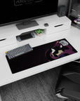 32x12 inches Naruto mouse pad featuring Orochimaru calm in front as a giant snake curls behind, fangs out.