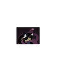 Classic anime mouse pad 14x10 inches with Orochimaru and a coiling serpent, minimalist shadows design.