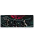 Naruto Shippuden Akatsuki desk mouse pad 32x12 inches with Itachi, Pain, Konan and red clouds.