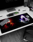Stunning Naruto vs Sasuke design on 40x20 mouse pad perfect for celebrating iconic anime duels