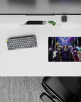 Small-sized 14x10 mouse pad with Overlord design adds dark fantasy strength to any desk or workspace