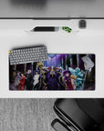 Compact 28x12 mouse pad highlights Ainz and guardians' strength with refined dark fantasy aesthetics