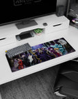 Small but impactful 32x12 mouse pad showcases Overlord's main cast with intricate and powerful details