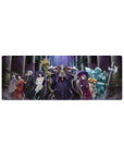 Compact Ainz Ooal Gown mouse pad 32x12 with elite guardians theme for sleek and stylish desk decor