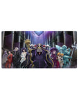 Ainz Ooal Gown mouse pad 32x16 featuring regal main cast for dynamic gaming or workspace setups