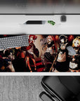 Anime mouse pad 36x16 inches featuring Pleiades combat maids from Overlord, showcasing their fierce and deadly gorgeous style.