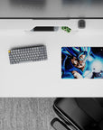 Small-sized 14x10 inch mousepad showcasing fusion warriors' ultimate strength for Dragon Ball lovers