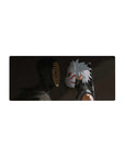 28x12 inches anime mouse pad featuring masked ninja showdown, Obito vs Kakashi ANBU, desk mat.