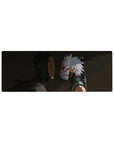 Naruto Obito vs Kakashi ANBU mask extended anime mouse pad desk mat, 32x12 inches.