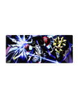 Mouse pad featuring Ainz Ooal Gown from Overlord, 28x12 inches, showcasing his magical power and dark presence in a bold design.