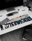 Vibrant Class 1-A artwork on 40x20 mouse pad perfect for celebrating UA heroes' diversity and charm