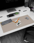 Mobile Suit Gundam Unicorn 36x16 inches desk pad featuring Unicorn Gundam head with teal accents.