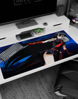 Akame ga Kill!-inspired design on 40x20 mouse pad perfect for adding battle-ready energy and striking elegance to your setup or decor