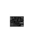 Ghost in the Shell blueprint collage anime mouse pad, cyborg tech, drones, weapons, city grids, 14x10 inches.
