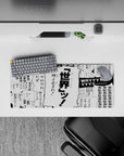 Compact 28x12 desk mat highlights JoJo's iconic phrases for fans of the series' legendary battles