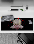 32x12 inches mouse pad featuring Himiko Toga, capturing her chaotic, villainous energy in a captivating design.