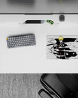 14x10 inches mouse pad with Ichigo in black-and-white manga design for a bold, raw energy-filled anime vibe.