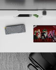 Small-sized 14x10 mouse pad with Akame ga Kill! design adds bold, action-driven energy to any desk or workspace