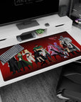 Akame ga Kill!-inspired design on 40x20 mouse pad perfect for adding high-energy flair and assassin-inspired style to your setup or gaming station