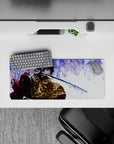 Compact yet impactful 28x12 inch mouse pad showcasing Giyu's resolve for anime and Demon Slayer fans