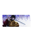 28x12 inch mouse pad featuring Giyu Tomioka, the Water Hashira, in a detailed water-themed art style