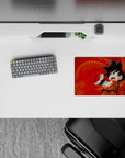 Small-sized 14x10 inch mousepad showcasing Kid Goku's nostalgic charm for Dragon Ball enthusiasts