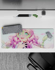 Anime mouse pad 32x12 inches featuring Kokushibo from Demon Slayer with vivid detail and intense, elegant darkness.