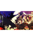 Black Clover Warriors United Mouse Pad 40x20 featuring the warriors standing united with glowing weapons against a fiery backdrop for an epic anime aesthetic