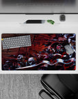 32x16 inches mouse pad with Ainz Ooal Gown from Overlord, reflecting his dark power and commanding presence in a dynamic design.