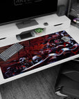 Large 40x20 inches desk pad featuring Ainz Ooal Gown from Overlord, bringing dark fantasy and commanding presence to your workspace.