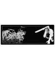 Compact 32x12 inches mouse pad with Denji’s undead rampage in black-and-white manga style for a raw, intense anime aesthetic.