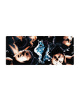 Mouse pad featuring cursed spirits, 28x12 inches, with malevolent energy from Jujutsu Kaisen’s chaotic world.