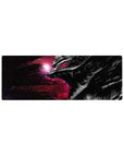 Compact 32x12 inches mouse pad featuring Guts in his Berserker Armor, with a galactic backdrop, perfect for adding intense cosmic energy and battle vibes to smaller desks.