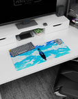 Dynamic Sky Reflection artwork on 28x12 mouse pad perfect for celebrating introspective calm and celestial beauty